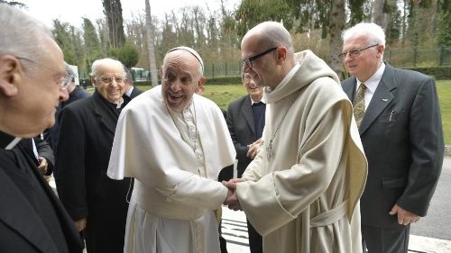 Le Pape François à Ariccia pour la semaine des Exercices spirituels