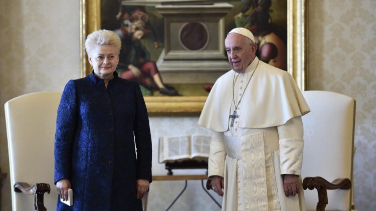 Prezydent Litwy u Papieża
