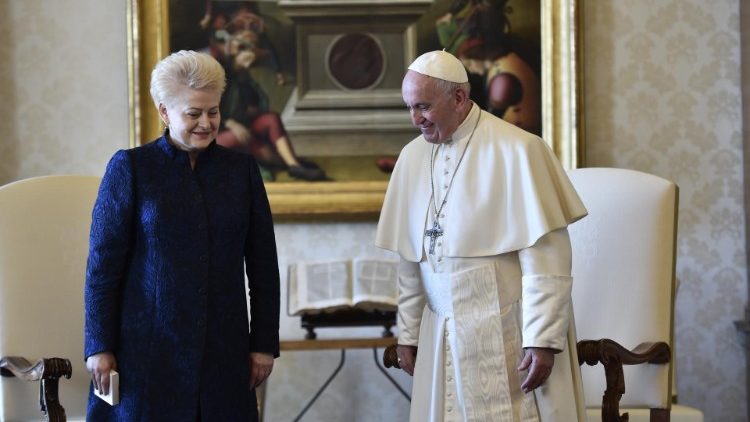 Lietuvas Republikas prezidente un pāvests Francisks