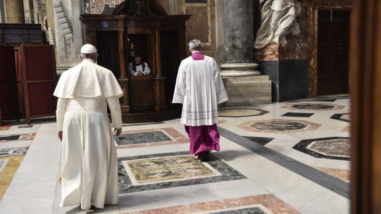 Franziskus im Petersdom