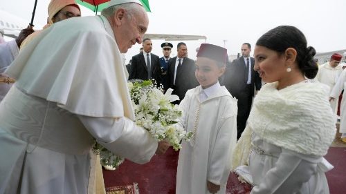 Papst Franziskus ist zu einem zweitägigen Besuch in Marokko eingetroffen