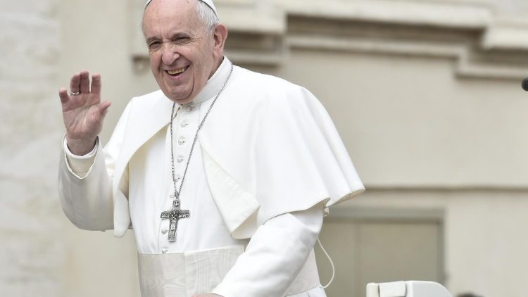 Påven vid allmänna audiensen 3 april 2019