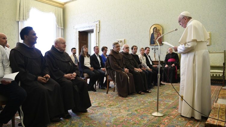 L'udienza di Papa Francesco con i membri della "Missionszentrale der Franziskaner"