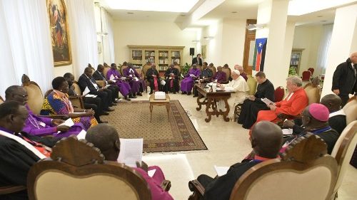 Papa a líderes de Sudán del Sur: "no me cansaré de repetir que la paz es posible"