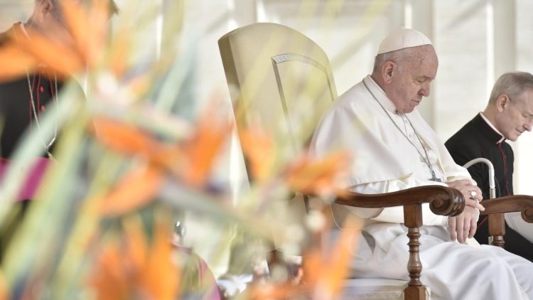 Påven vid allmänna audiensen 24 april 2019