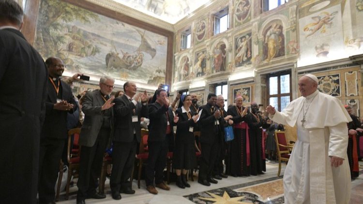 Pope Francis meets with Catholic Biblical Federation