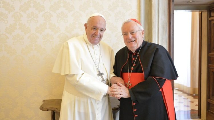 教宗与巴塞蒂枢机