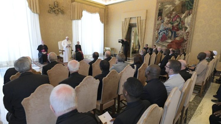 Popiežiaus audiencija Afrikos misijų bendruomenės vadovams 
