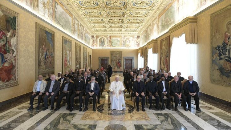 Papa Francesco  e il  Capitolo Generale Missioni Africane, 2019.05.17 