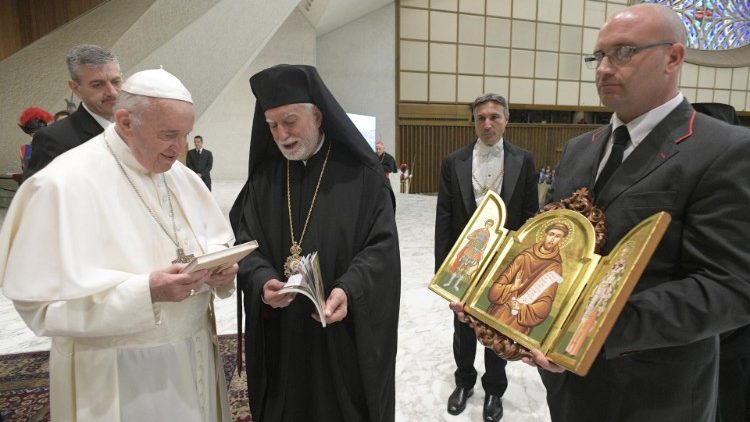 Le Pape François et l'éparche des italo-albanais
