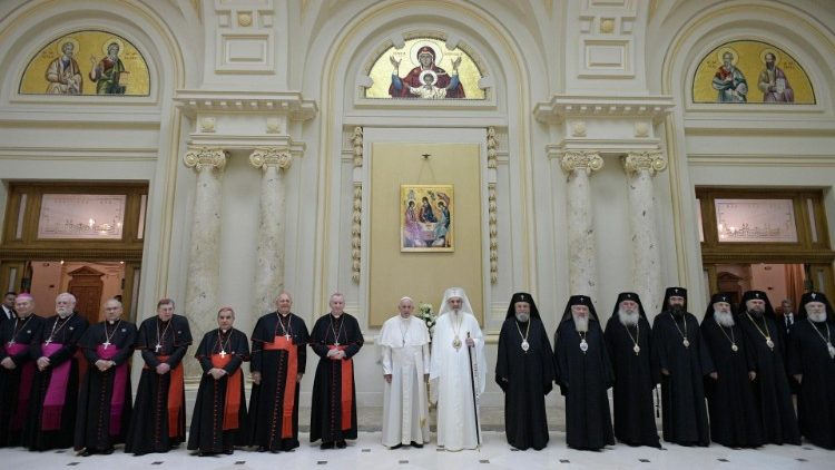 Spotkanie Papieża z Synodem Rumuńskiego Kościoła Prawosławnego 