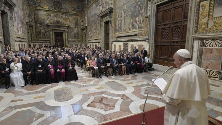 Audiência do Papa Francisco à Fundação, em 8 de junho de 2019
