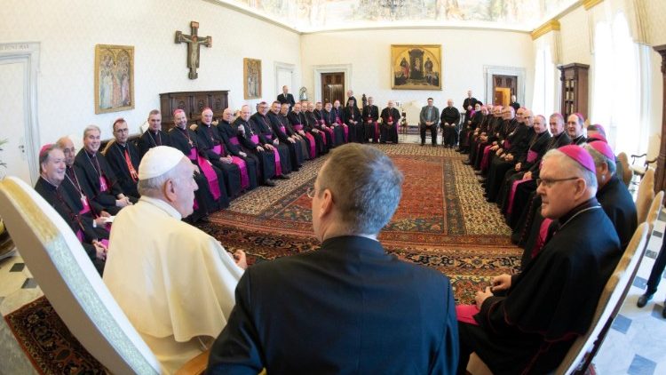 Vescovi Australiani in visita ad limina con Papa Francesco