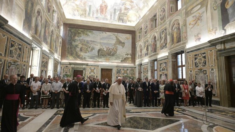 Popiežiaus audiencija jūrų apaštalato kapelionams ir savanoriams