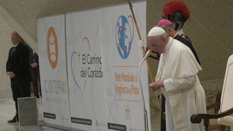 教宗方濟各參加“教宗全球祈禱網絡”大會