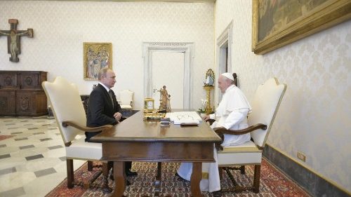 Il Papa riceve Putin: Siria, Ucraina e Venezuela al centro dei colloqui