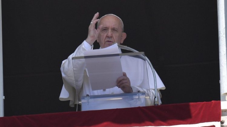 Der Papst beim Angelusgebet an diesem Sonntag