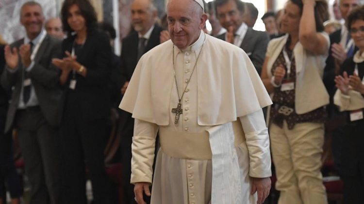 Le Pape François et les membres de l'Association Italienne d'Oncologie Médicale (AIOM) - 02.09.2019