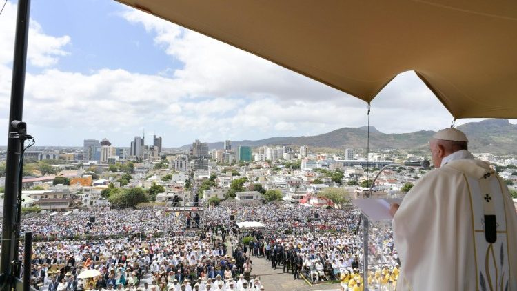 Le Pape François lors de la messe au monument Marie Reine de la Paix - 9 septembre 2019
