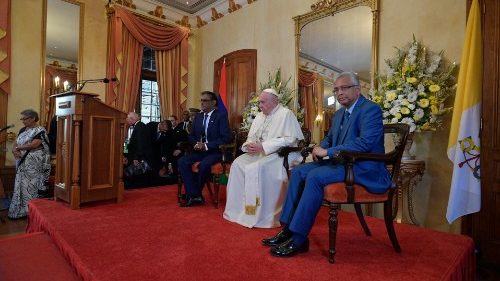 Im Wortlaut: Papstrede vor Vertretern von Politik und Diplomatie