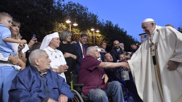 Папа Франциск на посещение в Албано Лациале, 21 септември 2019