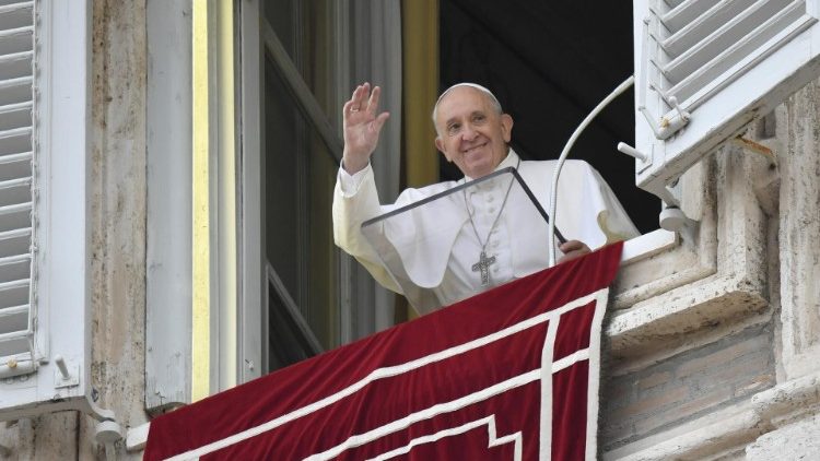 Le Pape lors de l'angélus le 22 septembre 2019
