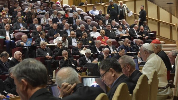 Biskopssynodens allmänna församling under tisdagen 8 oktober 2019