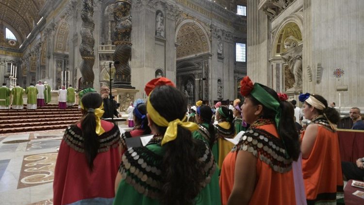 Célébration au Vatican de la Journée Missionnaire Mondiale, le 20 octobre 2019.
