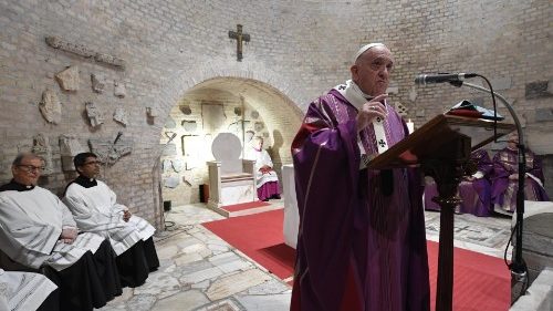 Papst Franziskus: „Auch heute gibt es Katakomben verfolgter Christen“