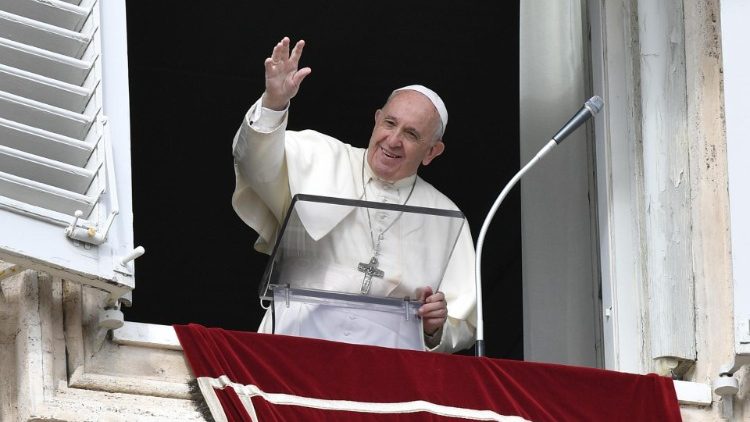 Le Pape François lors de la prière de l'Angélus, 03 novembre 2019 