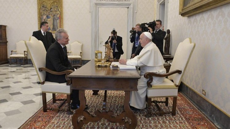 Встреча Папы с президентом Литвы