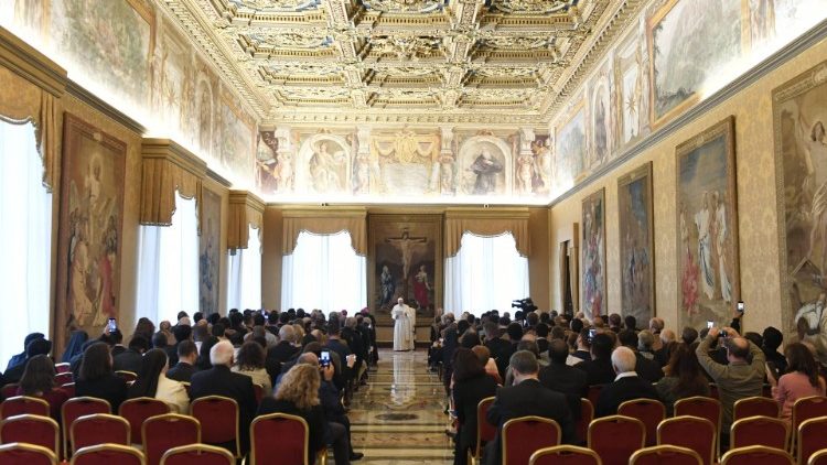 Franziskus' Rede vor Musikern im Vatikan