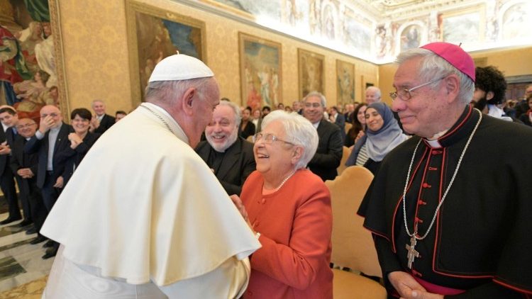 Susret pape Franje i Marije Voce, predsjednice Pokreta fokolara