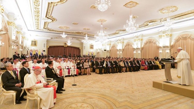 Stretnutie pápeža Františka s verejnými činiteľmi Thajska, 21.novembra 2019  