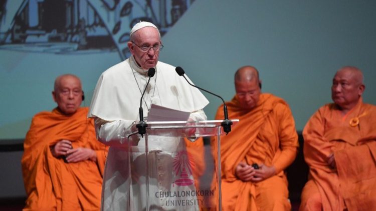 Pope Francis addresses Christian Leaders and Leaders of Other Religions