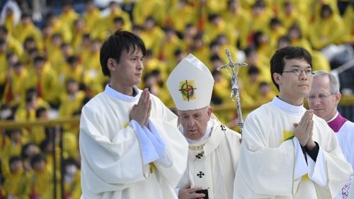 Papež med mašo v Nagasakiju: Tukaj želimo obnoviti svojo vero in prizadevanje