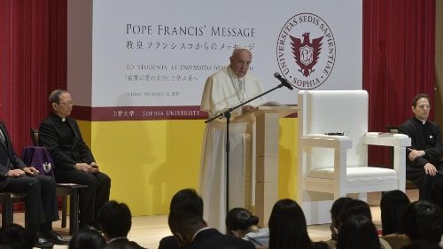 Pope at Sophia University in Japan: Seek, find, and spread Divine Wisdom
