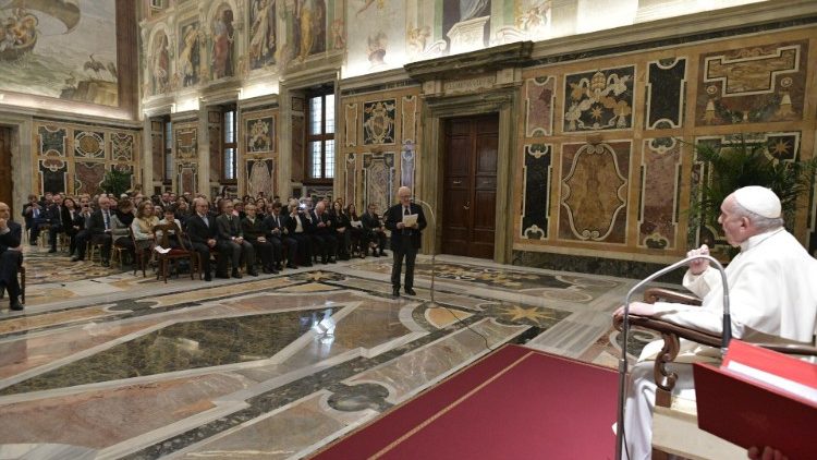 El Papa recibió en audiencia a los inscriptos en el Centro de Estudios Rosario Livatino