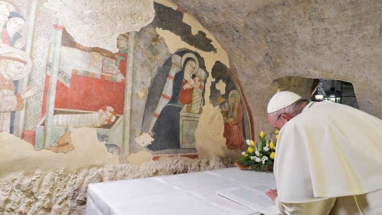 Franjevačko svetište u Grecciu, posjet pape Franje (2019.)