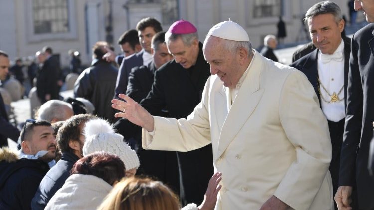 教皇フランシスコ、バチカンでの一般謁見　2019年12月4日