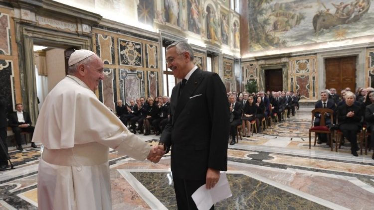 Franziskus empfing italienische Notare im Vatikan