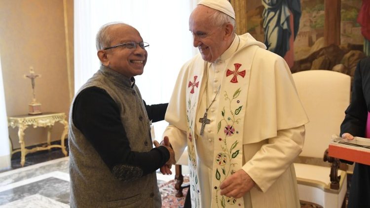 Pope Francis receives members of Catholic-inspired NGOs in the Vatican