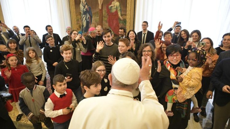 El Santo Padre y los Jóvenes de la Acción Católica Italiana 