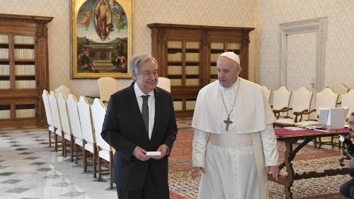 Le Pape François a reçu le secrétaire général de l’ONU Antonio Guterres