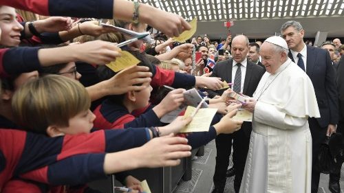 Papež med splošno avdienco o blagrih: Blagri so sporočilo za vse človeštvo