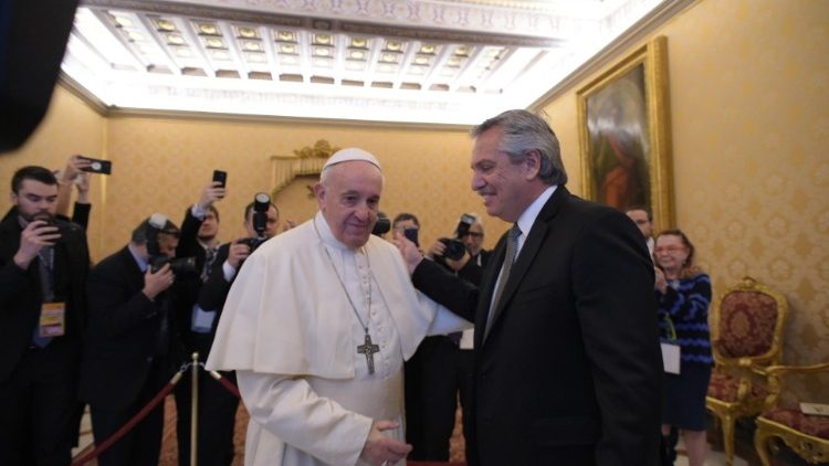 Papie? Franciszek z Alberto Fernandezem, prezydentem Argentyny