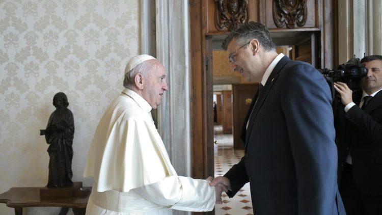 Papa Francisco audiencia Andrej Plenkovic Croacia