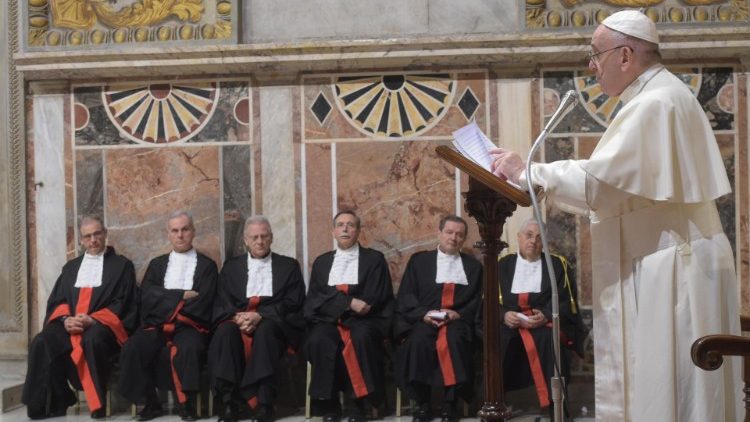 Vatikāna valsts tribunāla jaunā juridiskā gada atklāšanas ceremonija
