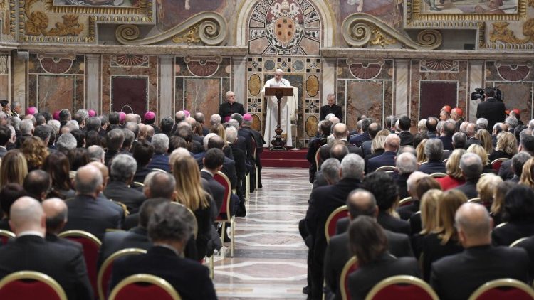 Srečanje ob začetku novega sodnega leta vatikanskega sodišča