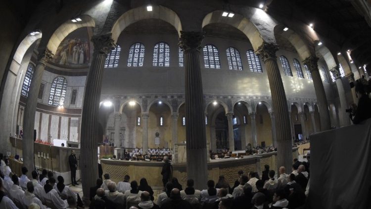 A Szent Szabina bazilikában mutat be szentmisét Ferenc pápa 